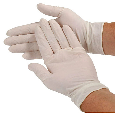 Safety Zone Latex Powdered Industrial 5 Mil Glove Natural Lrg, Case Of 1000 (GRDR-LG-1-T)