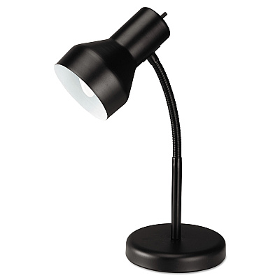 Alera Task Lamp, 6w x 7.5d x 16h, Black (ALELMP832B)