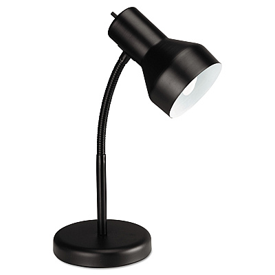 Alera Task Lamp, 6w x 7.5d x 16h, Black (ALELMP832B)
