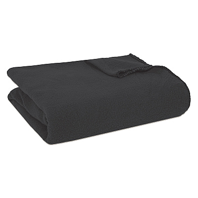 Cozy Soft Polar Fleece Throw 50x60 Black (case Of 24) (FLC-PLR-5060-6PK-BK)