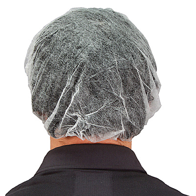 Impact Polypro Bouffant Cap White 21 In., Case Of 1000 (MB-21-1000/W)