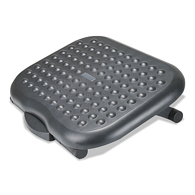 Alera Relaxing Adjustable Footrest, 13.75w x 17.75d x 4.5 to 6.75h, Black (ALEFS212)