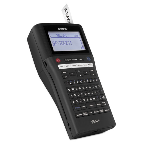 Brother PT-H500LI Rechargeable Take-It-Anywhere Labeler with PC-Connectivity, 30 mm/s Print Speed, 4.8 x 9.7 x 3.5