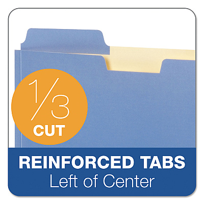 Pendaflex File Folder Pocket, 0.75" Expansion, Letter Size, Assorted Colors, 10/Pack (PFXFP153L10ASST)