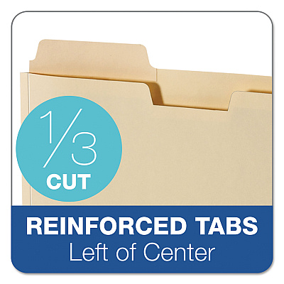 Pendaflex File Folder Pocket, 0.75" Expansion, Letter Size, Manila, 10/Pack (PFXFP153L10)