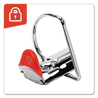 Cardinal Speedy XtraLife Non-Stick Locking Slant-D Ring Binder, 3 Rings, 1" Capacity, 11 x 17, White (CRD56200)