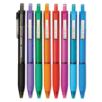 Paper Mate InkJoy 300 RT Ballpoint Pen Retractable, Medium 1 mm, Assorted Ink and Barrel Colors, 24/Pack (PAP1945926)