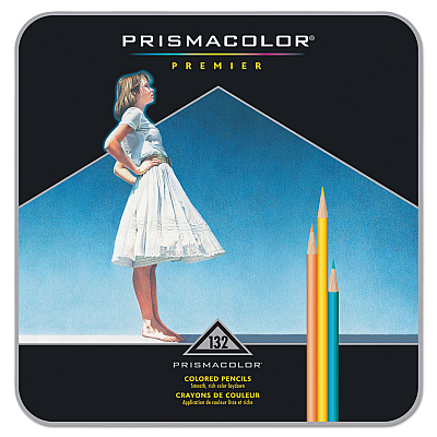 Prismacolor Premier Colored Pencil, 0.7 mm, 2B, Assorted Lead and Barrel Colors, 132/Pack (SAN4484)