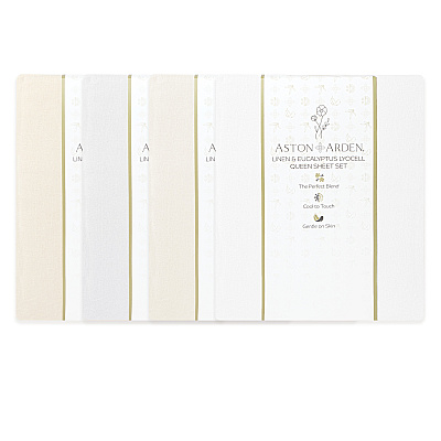 Aston & Arden Linacel Sheet Set Cali-king Beige, 4 Piece Set (SS-LNCALKG-BG)
