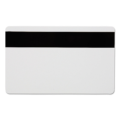 SICURIX Blank ID Card with Magnetic Strip, 2 1/8 x 3 3/8, White, 100/Pack (BAU80340)