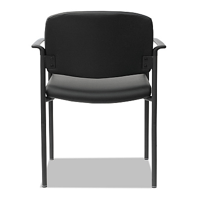 Alera Sorrento Series Ultra-Cushioned Stacking Guest Chair, 25.59" x 24.01" x 33.85", Black, 2/Carton (ALEUT6816)