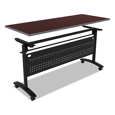 Alera Valencia Flip Training Table Base, Modesty Panel, 57.88w x 19.75d x 28.5h, Black (ALEVA737260BK)