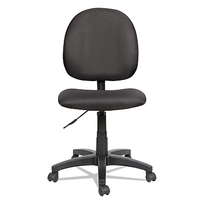 Alera Essentia Series Swivel Task Chair, Supports Up to 275 lb, 17.71" to 22.44" Seat Height, Black (ALEVT48FA10B)