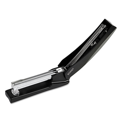 Universal Stand-Up Full Strip Stapler, 20-Sheet Capacity, Black/Gray (UNV43148)