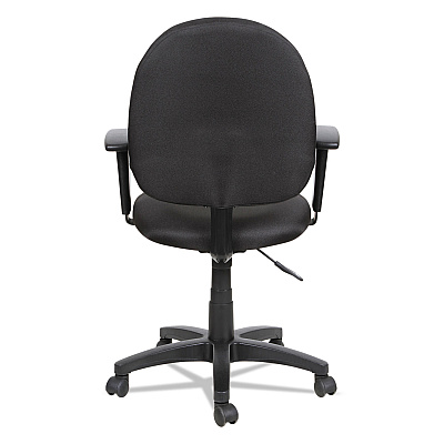 Alera Essentia Series Swivel Task Chair with Adjustable Arms, Supports Up to 275 lb, 17.71" to 22.44" Seat Height, Black (ALEVTA4810)