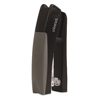 Universal Stand-Up Full Strip Stapler, 20-Sheet Capacity, Black/Gray (UNV43148)