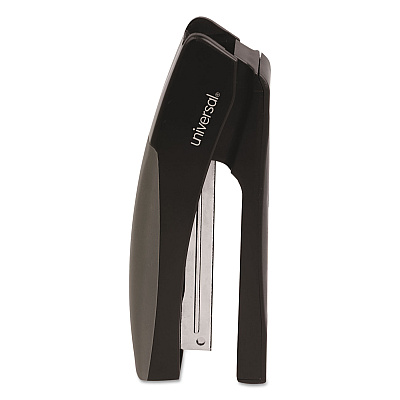 Universal Stand-Up Full Strip Stapler, 20-Sheet Capacity, Black/Gray (UNV43148)