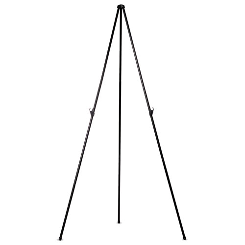 MasterVision Instant Easel, 61.5" High, Black, Steel, Heavy-Duty (FLX10201MV)