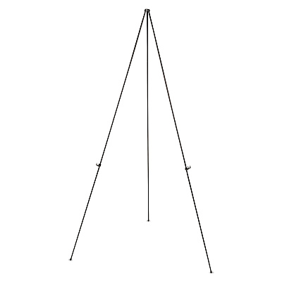MasterVision Instant Easel, 61.5" High, Black, Steel, Lightweight (BVCFLX04201MV)