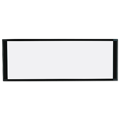 MasterVision Cubicle Workstation Dry Erase Board, 36 x 18, White Surface, Black Aluminum Frame (BVCMA10007705)