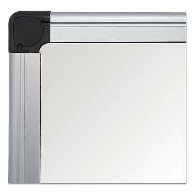 MasterVision Value Melamine Dry Erase Board, 48 x 96, White Surface, Silver Aluminum Frame (BVCMA2112170MV)