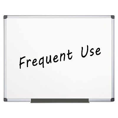 MasterVision Value Lacquered Steel Magnetic Dry Erase Board, 72 x 48, White Surface, Silver Aluminum Frame (BVCMA2707170)