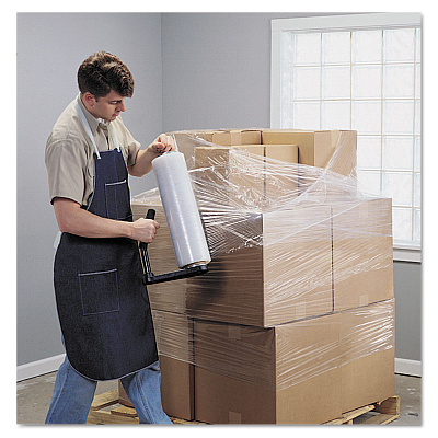 Universal Lightweight Adjustable Hand Dispenser for Stretch Film Rolls 12" to 20" Wide (UNV89000)