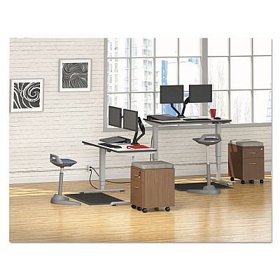 Alera Pedestal File Seat Cushion, 14.88 x 19.13 x 2.13, Tan Quartz (ALEPC1551)