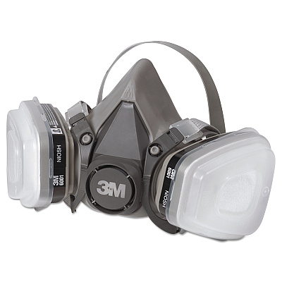 3M Half Facepiece Paint Spray/Pesticide Respirator, Large (MMM6311PA1A)