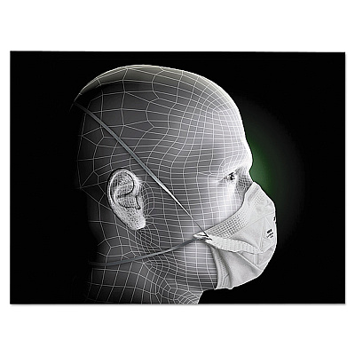 3M VFlex Particulate Respirator N95, Small, 50/Box (MMM9105S)