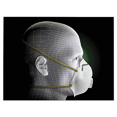 3M Particulate Respirator w/Cool Flow Exhalation Valve, Standard Size, 10/Box (MMM8511)