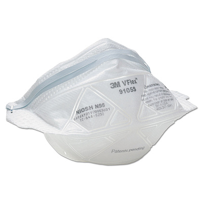 3M VFlex Particulate Respirator N95, Small, 50/Box (MMM9105S)
