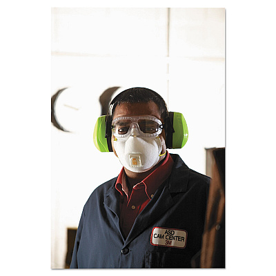 3M Particulate Respirator w/Cool Flow Exhalation Valve, Standard Size, 10/Box (MMM8511)