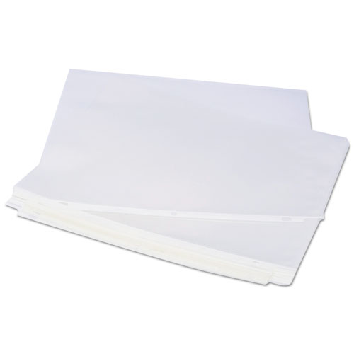 Universal Top-Load Poly Sheet Protectors, Standard, Letter, Clear, 100/Box (21125)