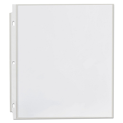 Universal Top-Load Poly Sheet Protectors, Economy, Letter, 100/Box (UNV21130)
