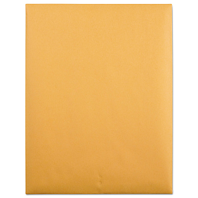 Quality Park Park Ridge Kraft Clasp Envelope, #97, Square Flap, Clasp/Gummed Closure, 10 x 13, Brown Kraft, 100/Box (QUA43097)