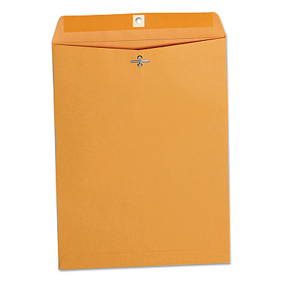 Universal Kraft Clasp Envelope, #93, Square Flap, Clasp/Gummed Closure, 9.5 x 12.5, Brown Kraft, 100/Box (UNV35265)