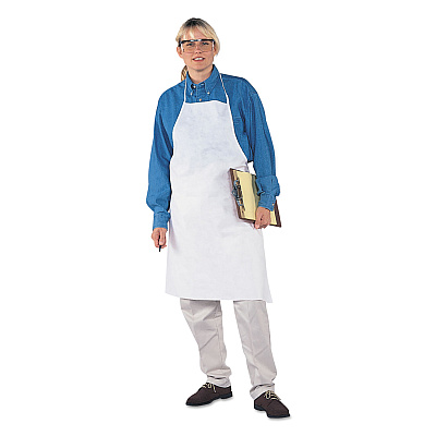 KleenGuard A20 Apron, 28" x 40",  One Size Fits All, White (KCC36550)
