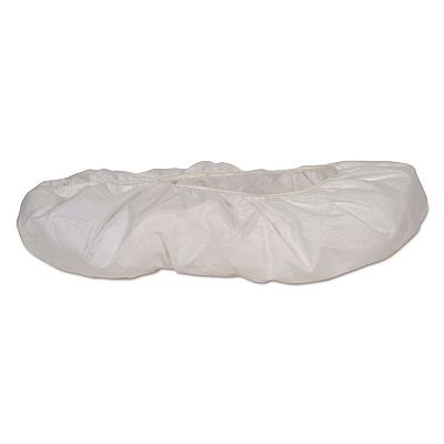 KleenGuard A40 Shoe Covers, One Size Fits All, White, 400/Carton (KCC44490)