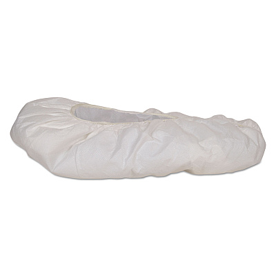 KleenGuard A40 Shoe Covers, One Size Fits All, White, 400/Carton (KCC44490)