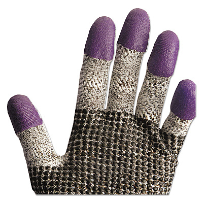 KleenGuard G60 PURPLE NITRILE Cut Resistant Glove, 220mm Length, Small/Size 7, Blue/White, Pair (KCC97430)