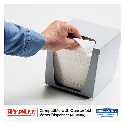 WypAll X70 Wipers, 1-Ply, 12.5 x 23.2, Red, 300/Carton (KCC06354)