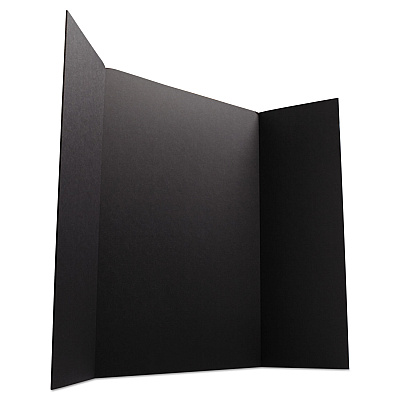 Fome-Cor Pro Premium Foam Display Board, CFC-Free Polystyrene, 24 x 36, Black Surface and Core, 12/Carton (ACJ07021109)