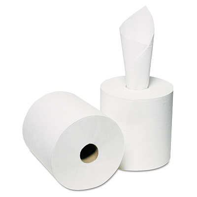 AbilityOne 8540015909069, SKILCRAFT Center-Pull Paper Towel, 2-Ply, 8.25" x 600 ft, White, 600/Roll, 6 Rolls/Box