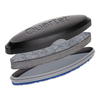 Quartet Premium Magnetic 3-in-1 Eraser, 2" x 1.38" x 6.5" (QRTBFEB3)