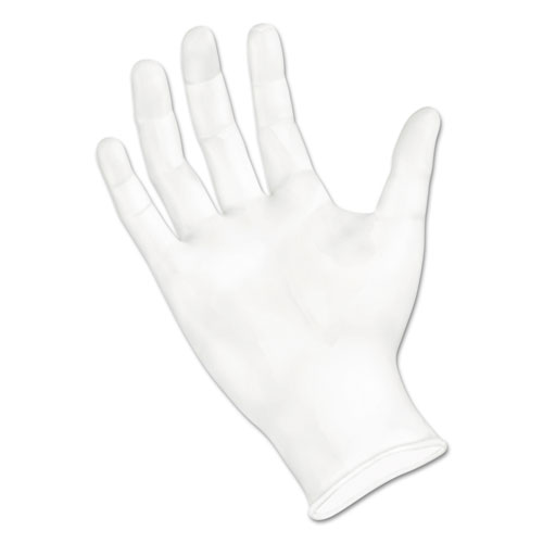 Boardwalk General Purpose Vinyl Gloves, Powder/Latex-Free, 2.6 mil, Large, Clear, 100/Box (365LBX)