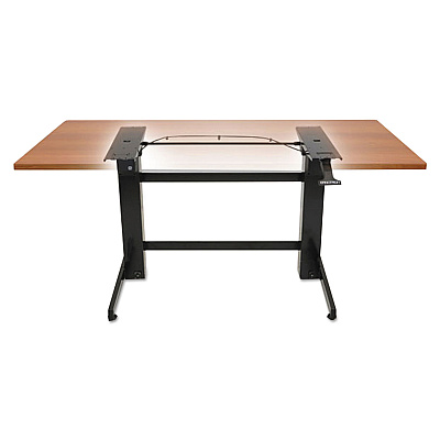 WorkFit by Ergotron WorkFit-B Sit-Stand Base, Up to 88 lb, 42" x 26" x 32" to 51.5", Black (ERG24388009)