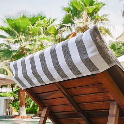 California Cabana Chaise Cover 30x85 Grey, Pack Of 2 (P-CC-CABANA-GY)