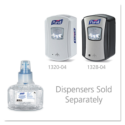 PURELL Advanced Hand Sanitizer Green Certified Gel Refill, For LTX-7 Dispensers, 700 mL, Fragrance-Free (GOJ130303EA)