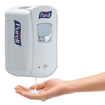 PURELL LTX-7 Touch-Free Dispenser, 700 mL, 5.75 x 4 x 8.62, White (GOJ132004)